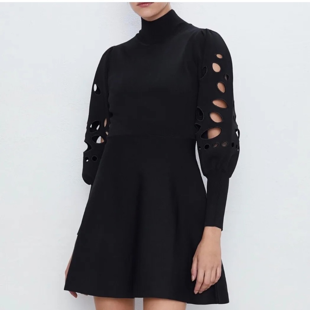 Zara black dress